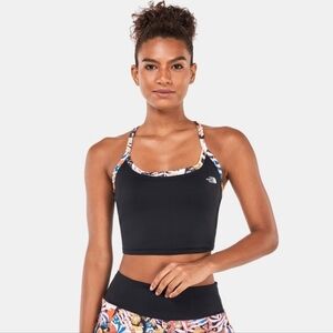The North Face Tanklette Dune Sky Active Top Large Black Racerback